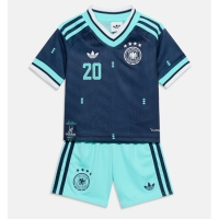 Camiseta Alemania Serge Gnabry #20 Segunda Equipación Replica Mundial 2026 para niños mangas cortas (+ Pantalones cortos)